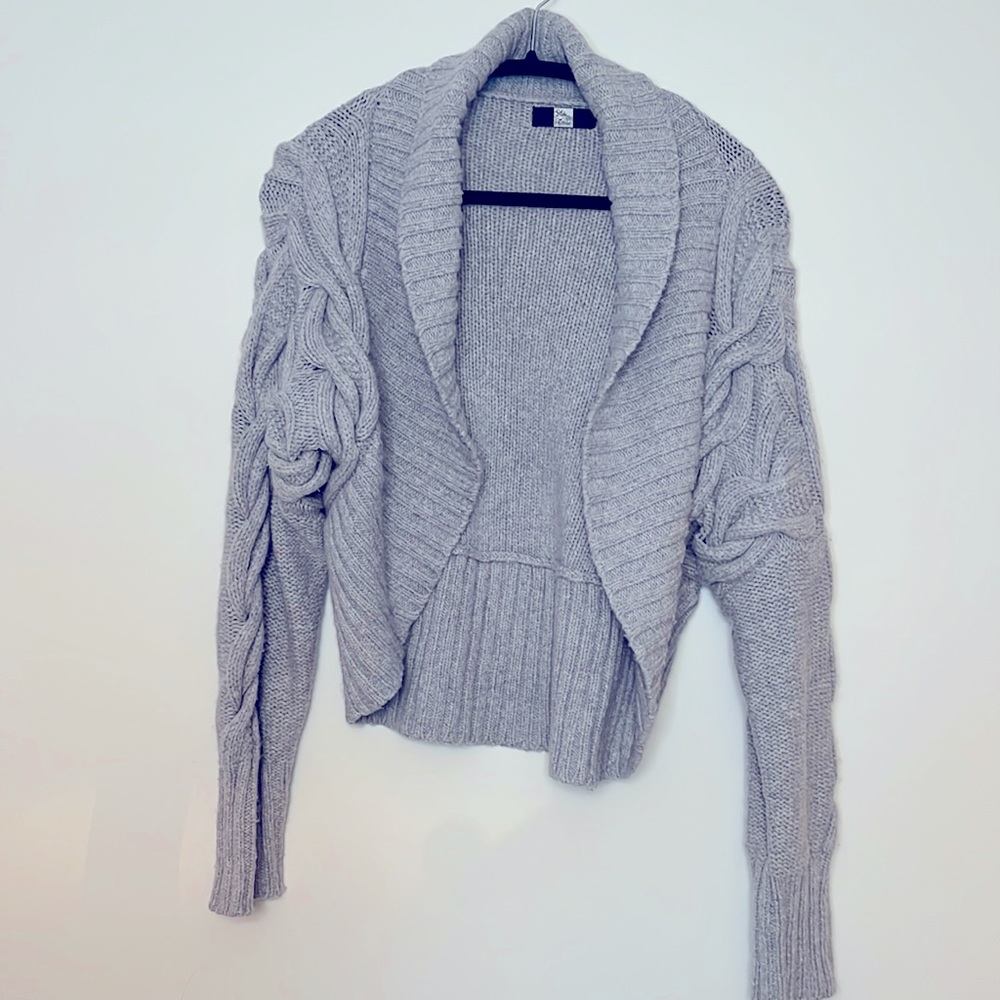 Saks Fifth Ave Wool Cashmere Heavy Shrug